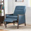 Fauteuil inclinable en tissu de style Mid-Century moderne avec coussin d'assise plus épais et fonction de poussée, parfait pour le confort du salon et de la chambre à coucher.-991030734