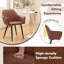 Chaises d'appoint rembourrées avec dossier incurvé Leisure-1894561660-1894561659