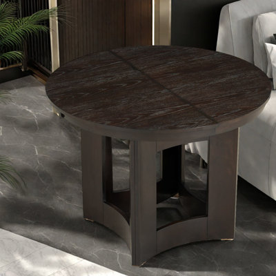 Tables de salle à manger extensibles polyvalentes en bois pour petits espaces, style maison de campagne
