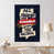 Black Floater Framed