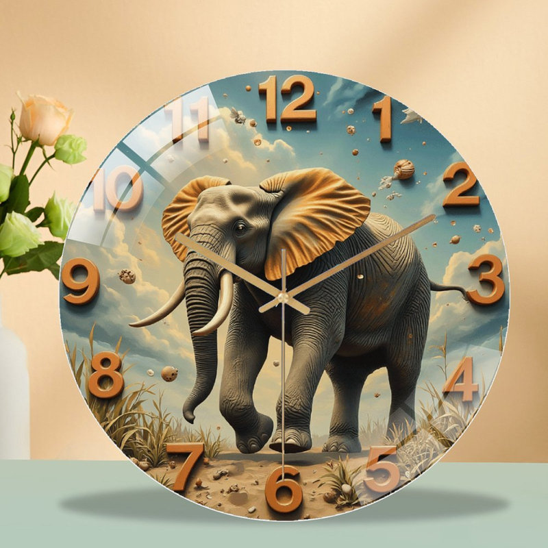 Horloge murale Elephant