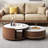 Demint Coffee Table, Sintered Stone Top, 1 Solid Wood Drawers, Fully-Assembled-1327250692