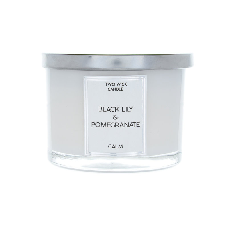 Black Lily Scented Jar Candle