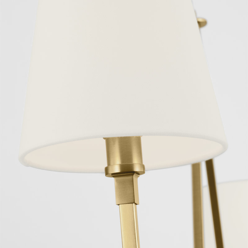 Lustre 2 lumières Idra Mattia, Bronze brillant