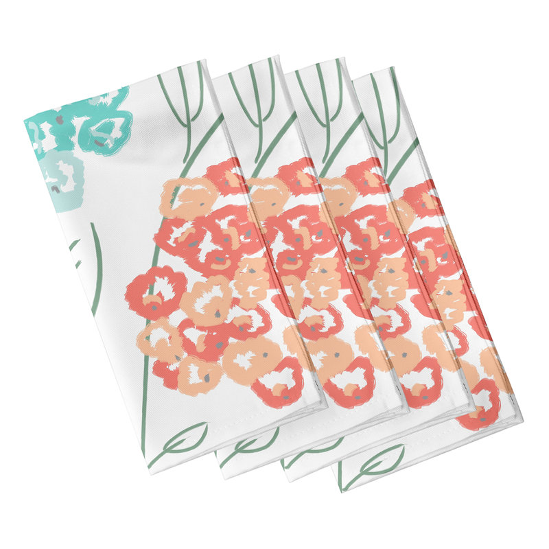 Serviette Pisani 22 ", Corail
