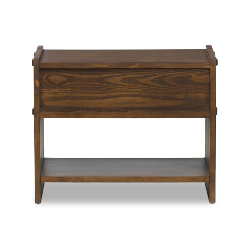 Etro 1 - Drawer Solid Wood Nightstand