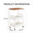 Rolling Storage Table, Carbon Steel+mdf Multi-functional Mobile Side Table