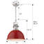 Luminaire suspendu en dome à 1 lumière-1172785110-1172785112