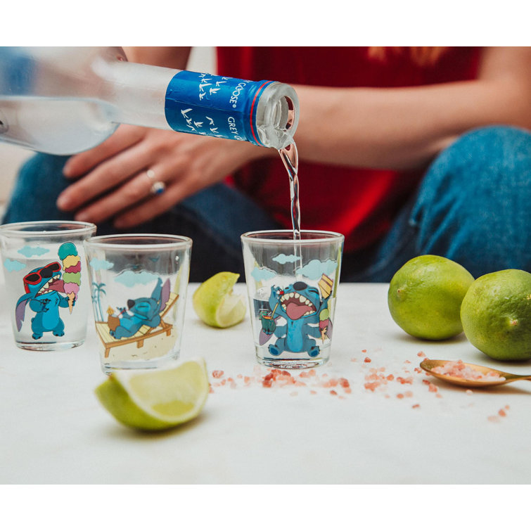Silver Buffalo Grande tasse à café en verre et mosaïque Disney Lilo & Stitch