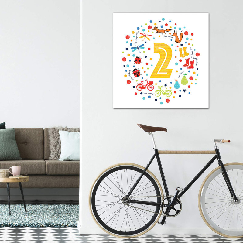 2 - Impression d'art graphique, Pas de tapis, Toile tendue, H 26 po x l 26 po x P 1,5 po