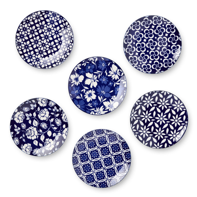 Ensemble de 6 assiettes à salade Madison
