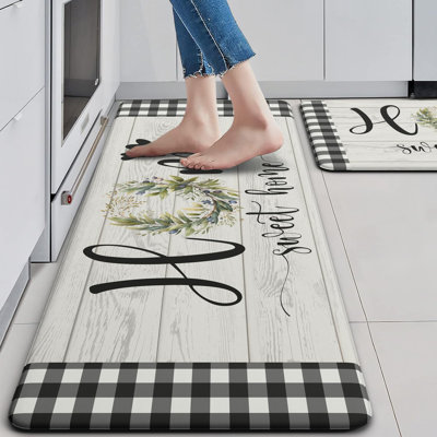 Anti Fatigue Kitchen Mat for Floor Set of 2