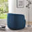 Jaydin 33" Wide Velvet Upholstered Swivel Armchair-479364247