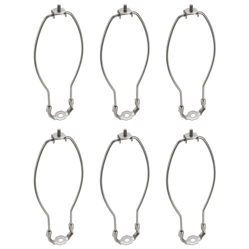 Faîteau de lampe, H 10 po x l 5,5 po x P 0,8 po, Nickel satiné