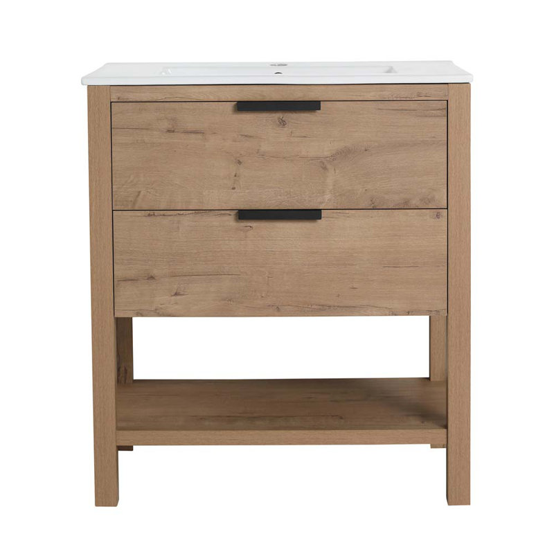Meuble-lavabo 30 po avec lavabo en céramique