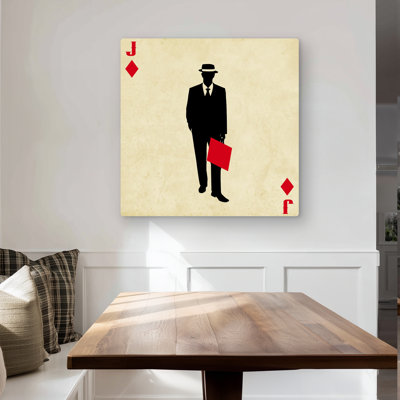 Jack of Diamonds Metal Print | Home Decor Art