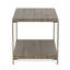 Table de bout en bois avec tablette et table de bout Corbeta