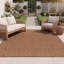 Tapis d'intérieur / extérieur brun Beach House-1091844888