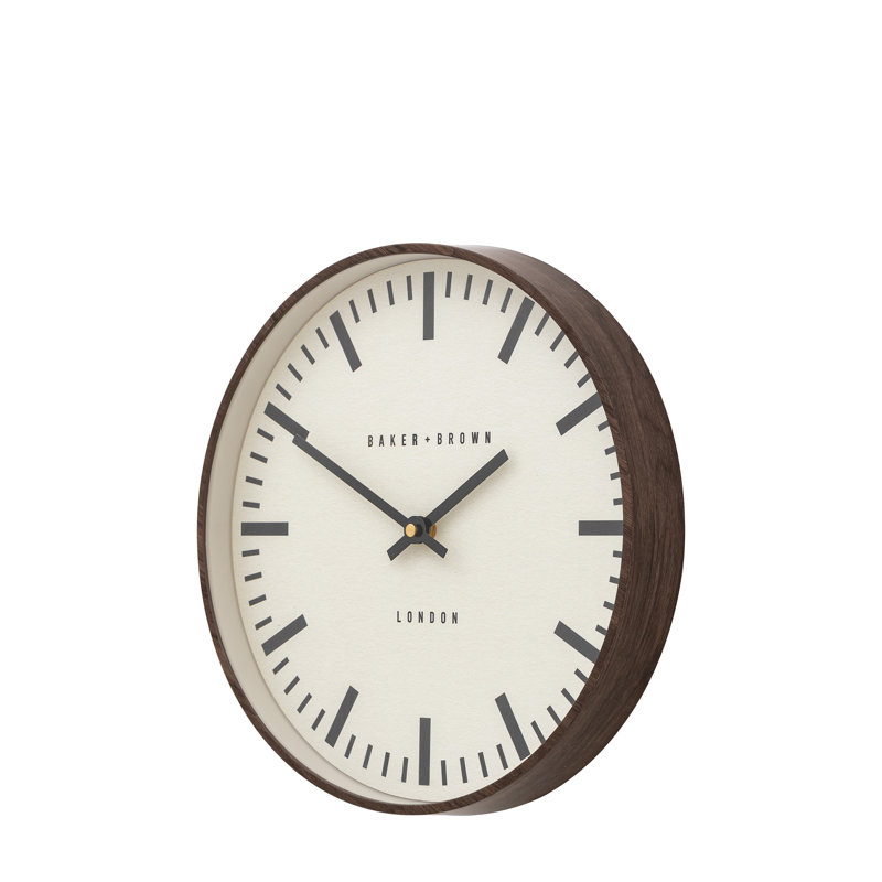 Claremont Clock 30cm, Brown