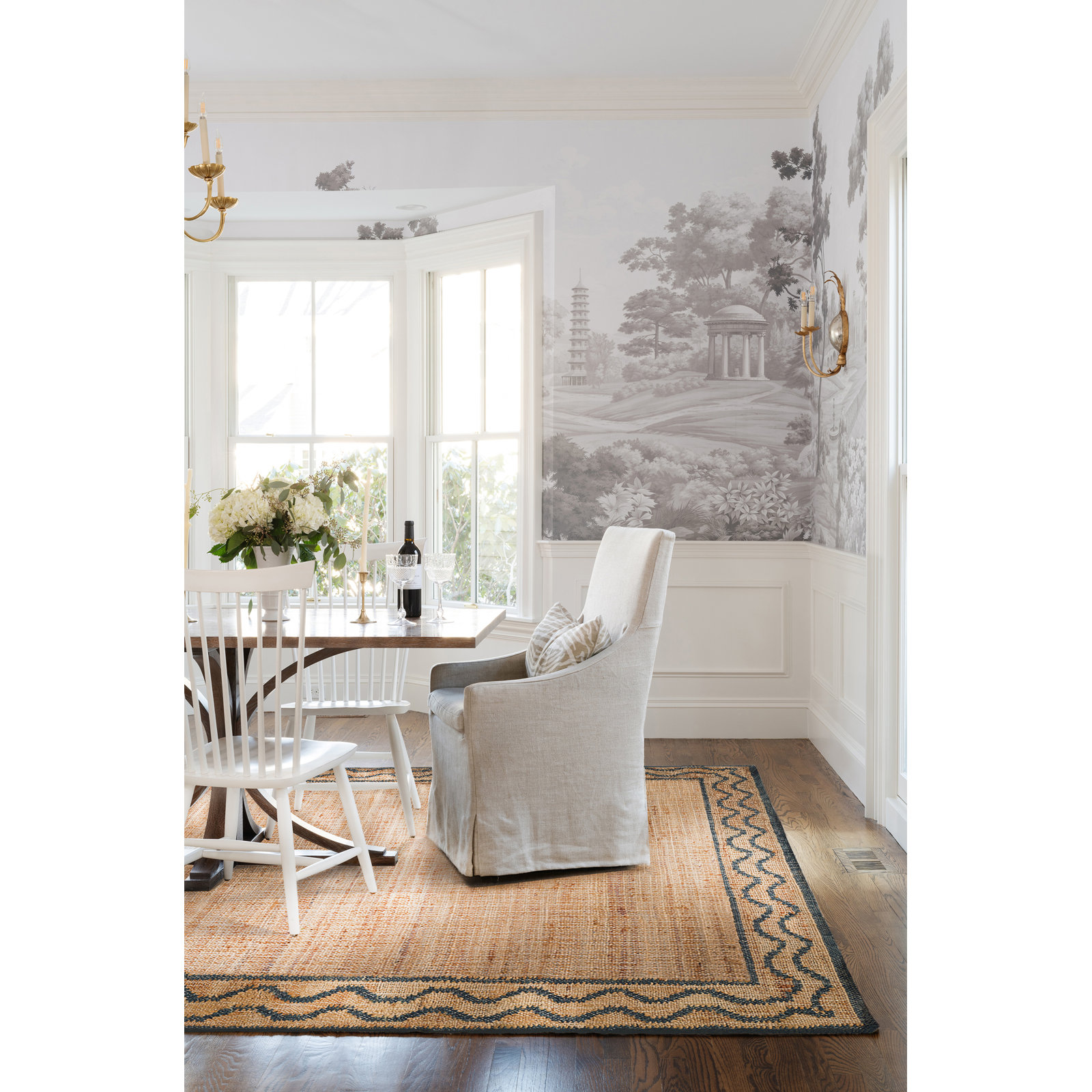 Orchard Slate Hand-Woven Oriental Rug, Rectangle 10' x 14'