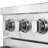 Cosmo 36 in. Haven Collection 6.1 cu. ft. Electric Ceramic Glass Range, 5 Burner Elements, Convection Oven, Stainless Steel