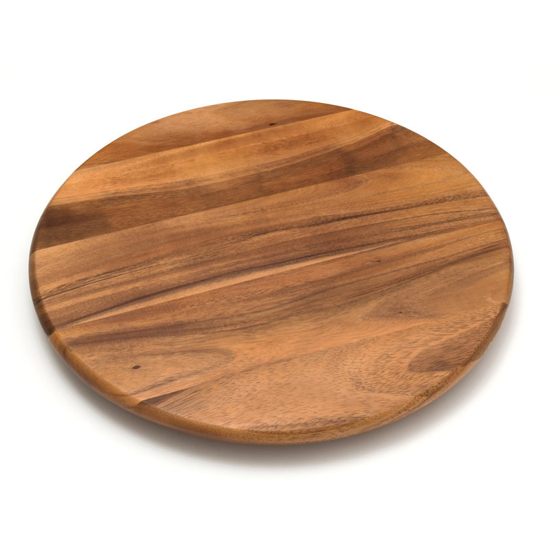 George Oliver Wood Lazy Susan, 1.25" H x 18" W x 18" D