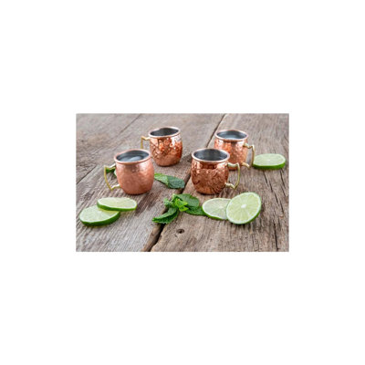 2 oz. Copper Moscow Mule Mug Set