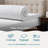 Lucid Comfort Collection 4” Bamboo Charcoal and Gel Memory Foam Mattress Topper-97749776