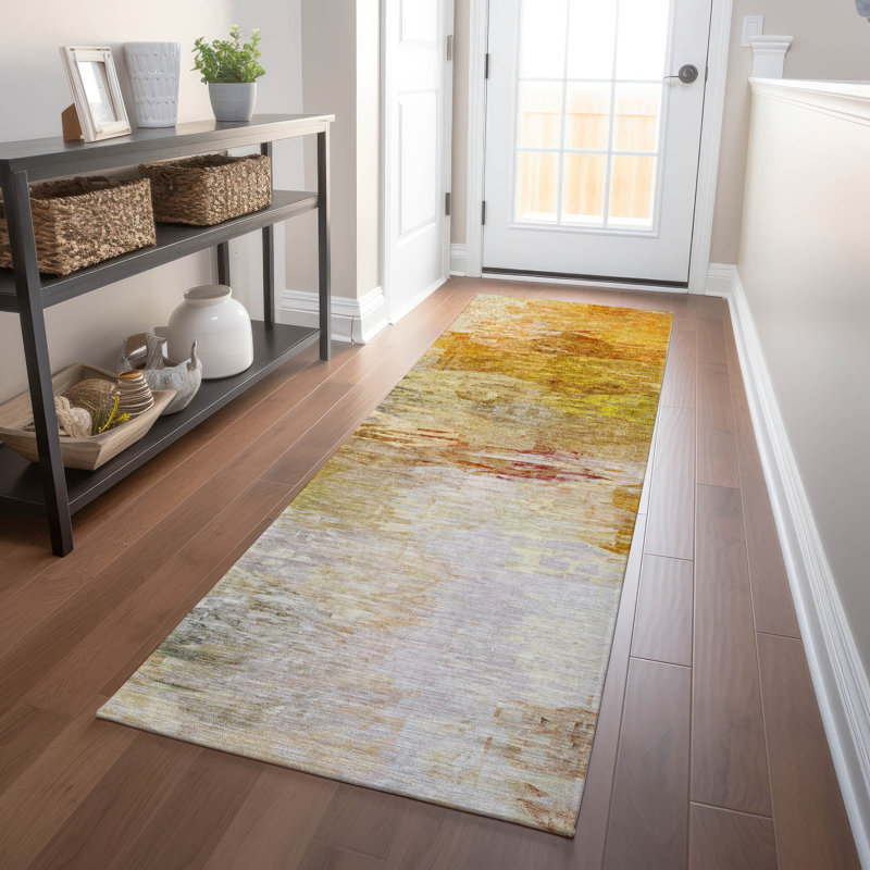 Tapis intérieur / extérieur Khloei, Tapis de couloir 2 pi 3 po x 7 pi 6 po