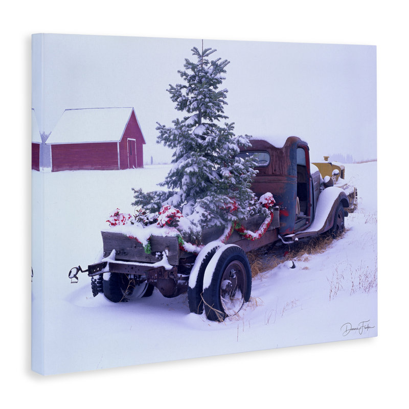 «Christmas Tree Truck», art mural par Dennis Frates, H 30 po x l 40 po