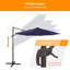Parasol en porte-à-faux 132 po Rocelyn-745287773