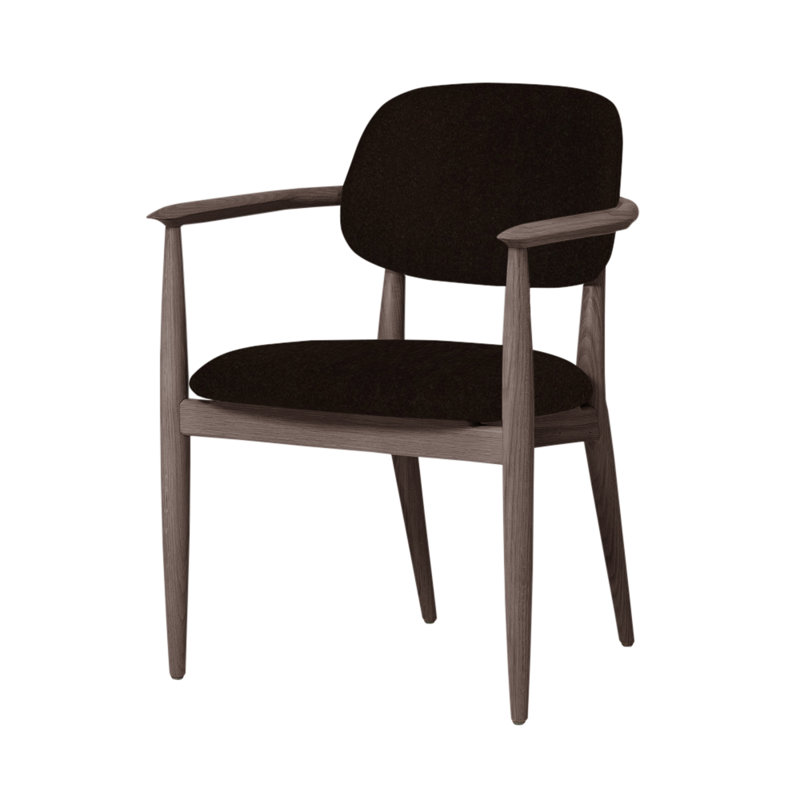 Slow Arm Chair, Main Line Flax MLF36, Soap Finished Walnut