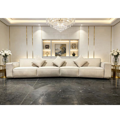 Minimore Modern Style Modular Free Combination 5S Curved Sofa