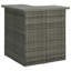 Table de bar d'extérieur modulaire Shiro, 3 tablettes, rotin gris, 41 po Shiro