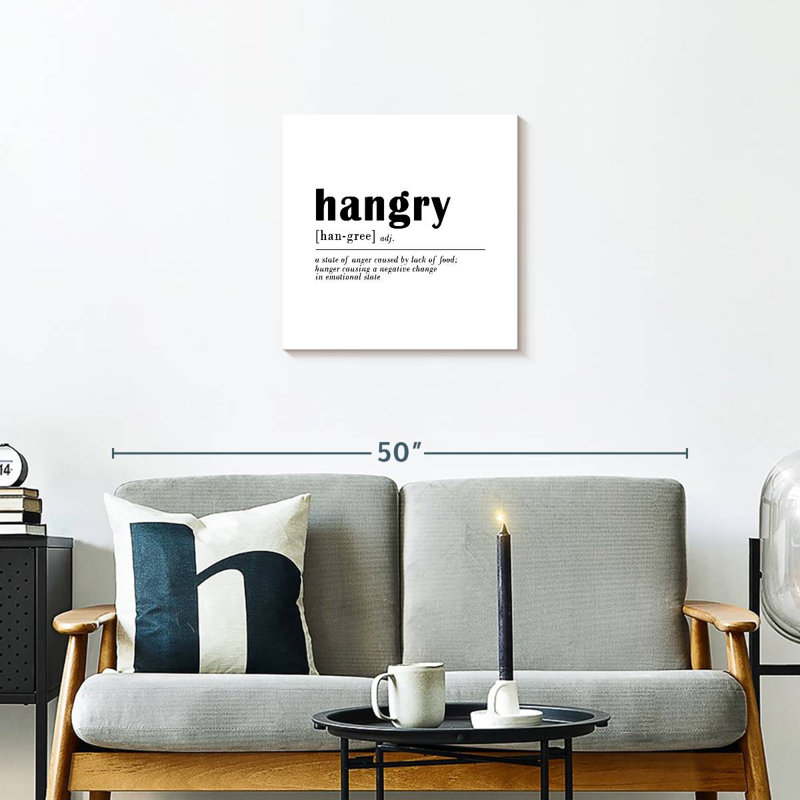 Tergel Hangry, 20" H x 20" W