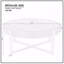 Table basse 31,5 pouces Modern Handcraft