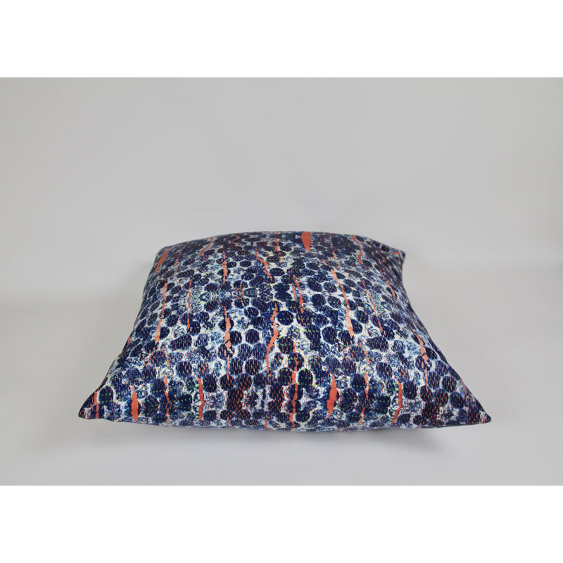 Oreiller en velours Blue Bubbles