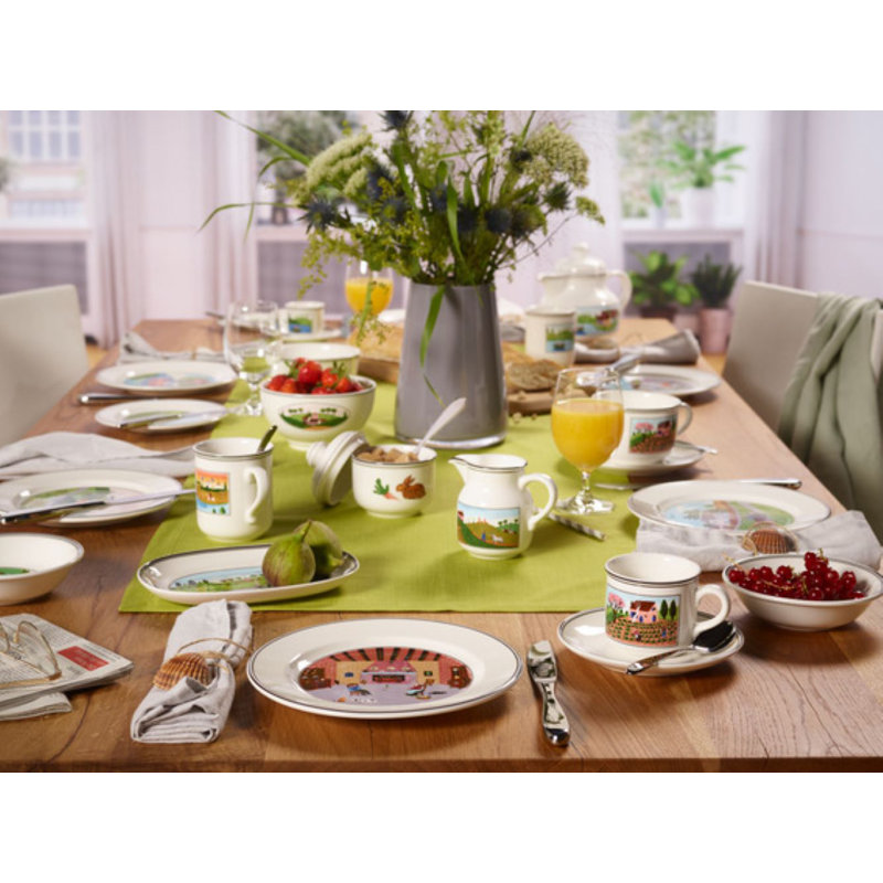 Villeroy & Boch Design Naif Rim Cereal Bowl - Friend Meeting