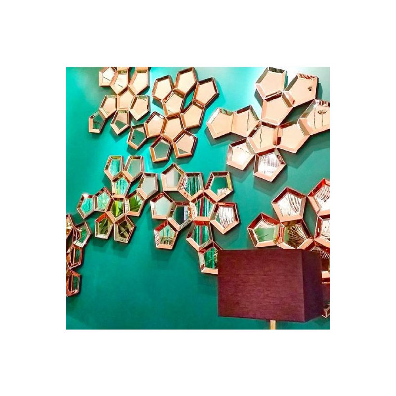 Cheyenne Wood Asymmetrical Wall Mirror