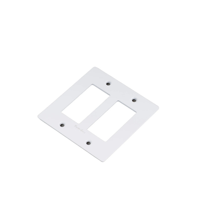 2G Plate / Logo, White
