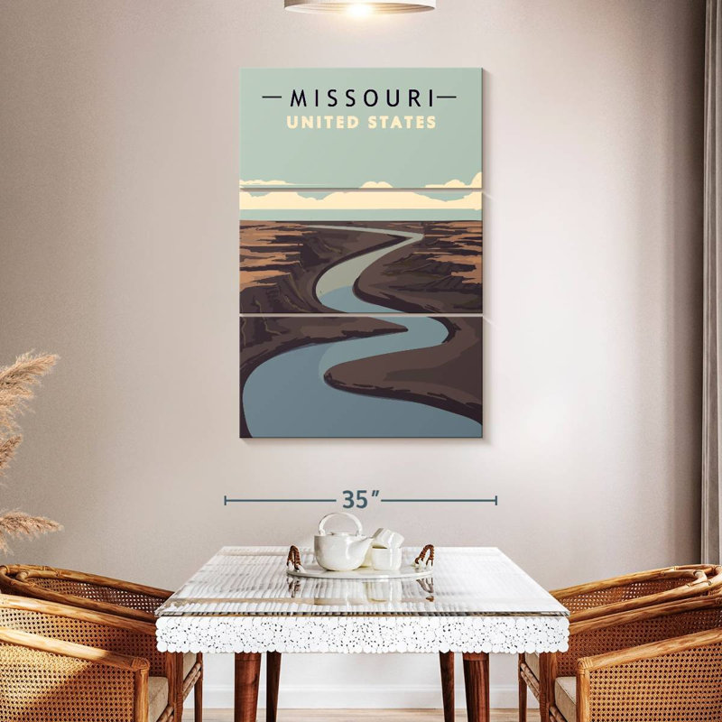 Alvord, Missouri River, affiche, H 50 po x l 32 po