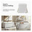 Lessman 46.5" Farmhouse Simple Assemble Storage Bench with Removable and Machine-Washable Slipcover-240545540