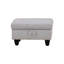 Ensemble de salon modulaire en flanelle 3 pièces Nova Gris-1665502559-1665502547