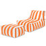 Santorin 2-Piece Outdoor Bean Bag Lounge Chair & Ottoman