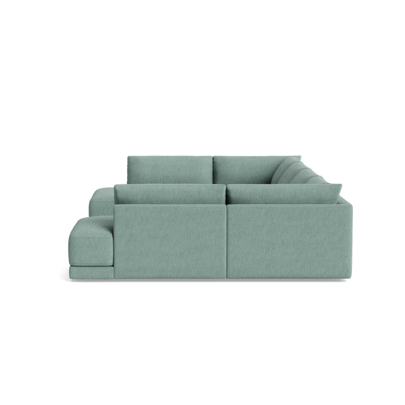 Eva Sectional, Performance Weave - Spa
