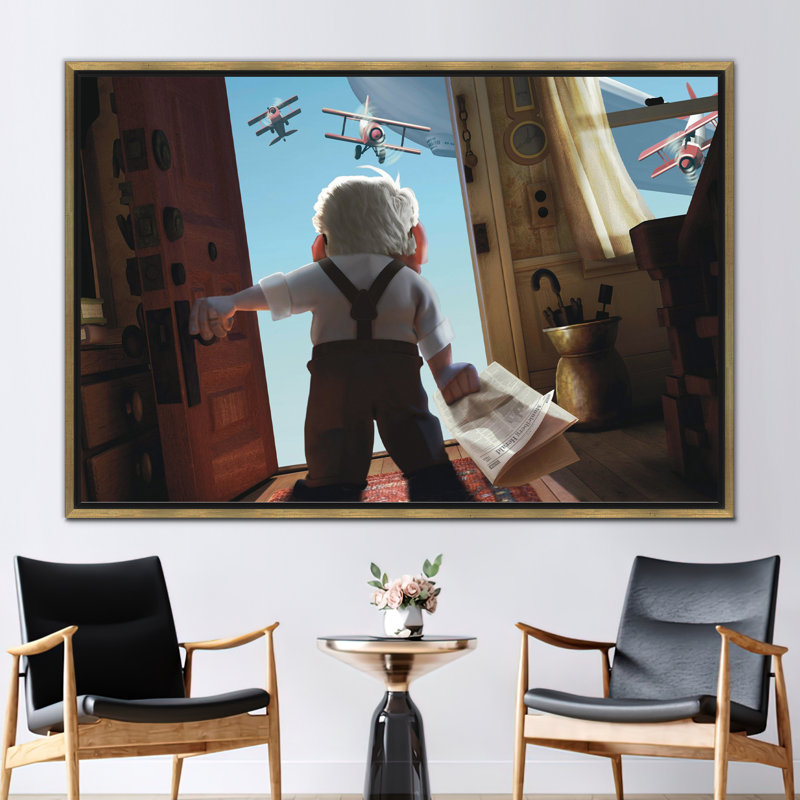 Print on Canvas, 25 cm H x 35 cm W, Framed Print without Mat, Gold