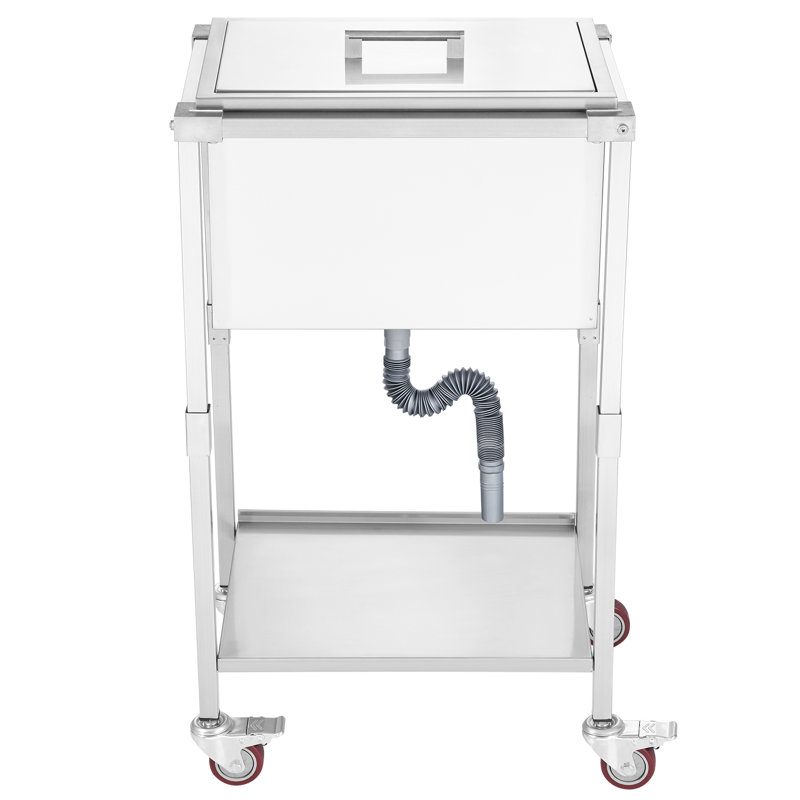 Bac à glaçons à roulettes 32 qt