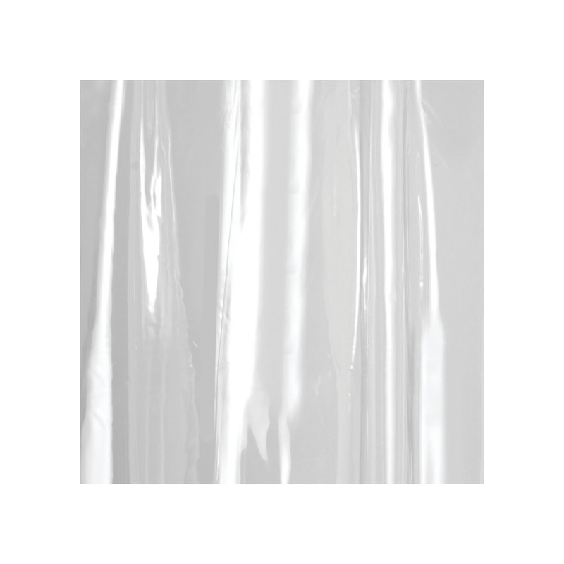 Doublure de rideau de douche en PVC Sipp, H 96 po x l 72 po, Transparent