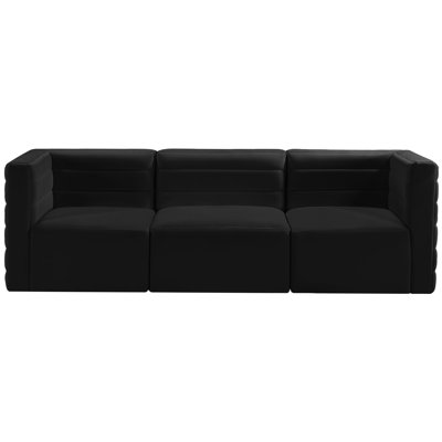 Enso 95'' Velvet Sofa