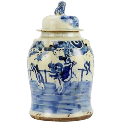 Handmade Porcelain China Jar